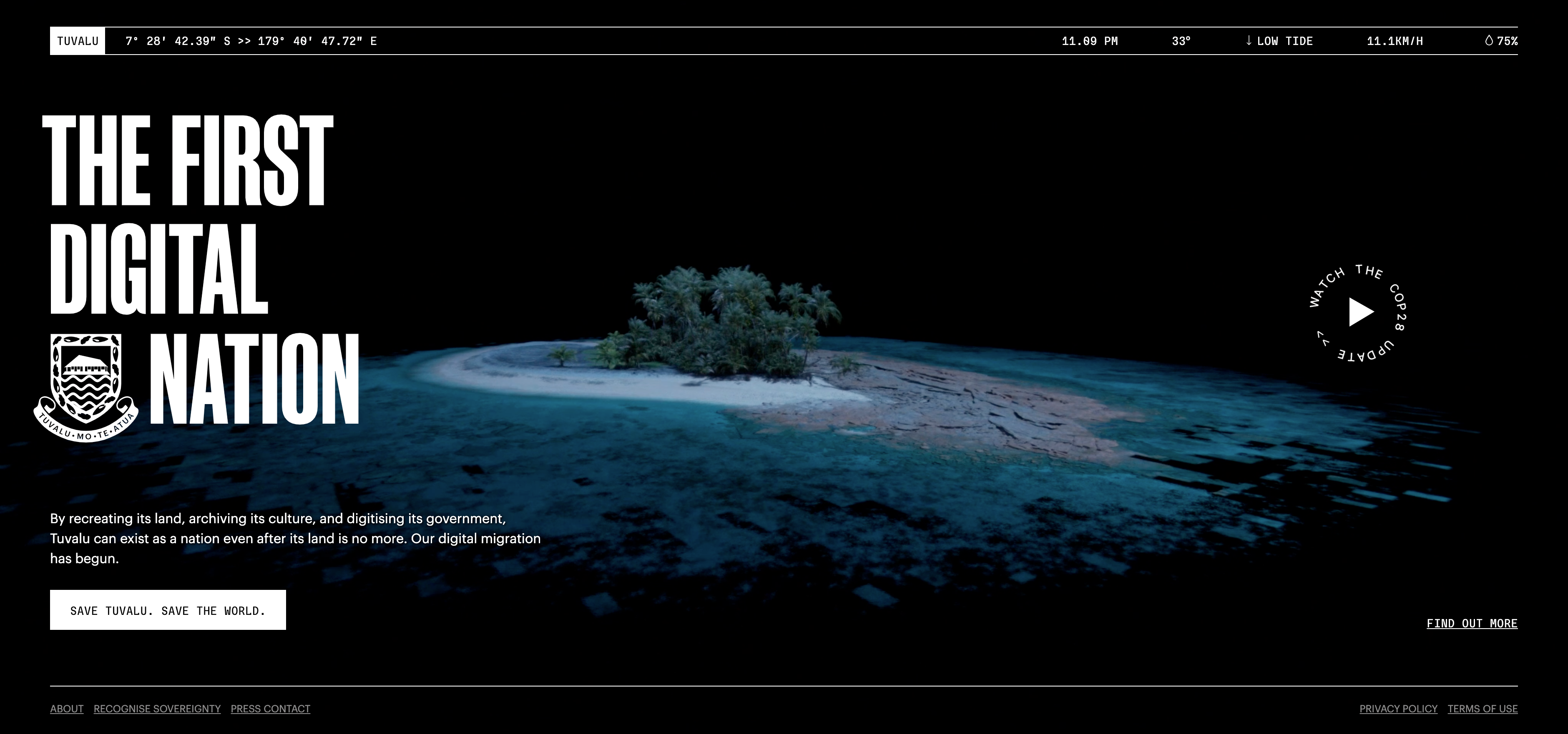 Tuvalu - Night